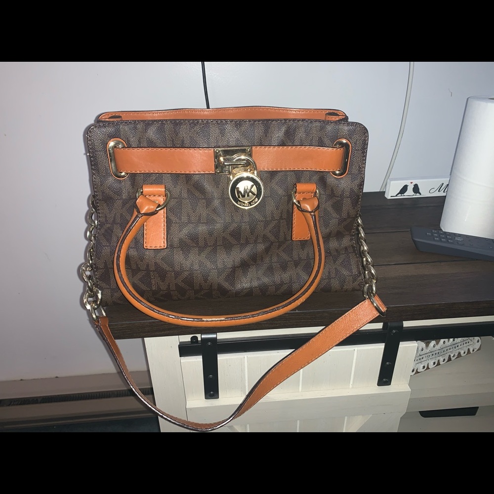 Small Brown Michael Kors bag